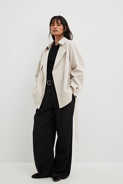 Short Trenchcoat Outfit