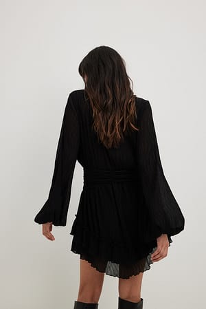 Black Robe courte structurée