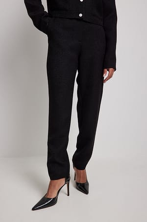 Black Pantalon structuré longueur cheville