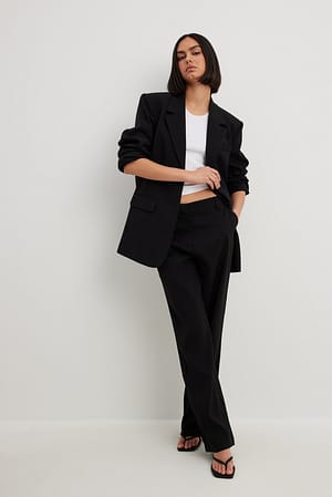 Black Blazer oversize habillé