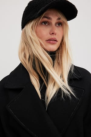 Black Casquette Teddy
