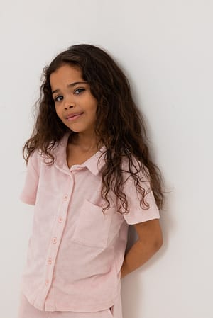 Pink Chemise en éponge