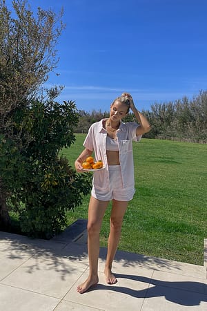Pink Short en éponge