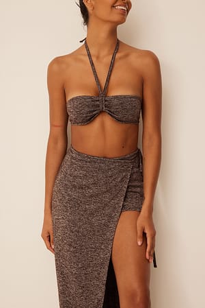 Brown Haut lacé