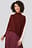 High Neck Color Block Knitted Sweater