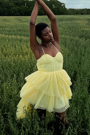 Yellow Maxi robe