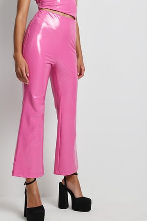 Pink Pantalons évasés