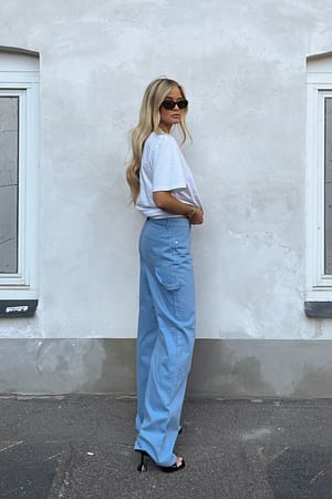 Light Blue Pantalon