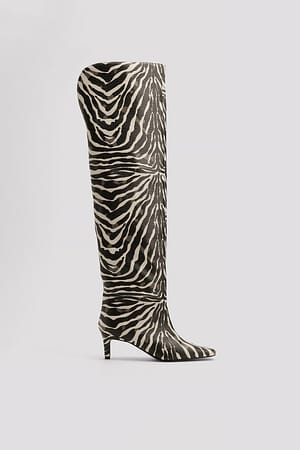 Black Zebra Bottes cuissardes