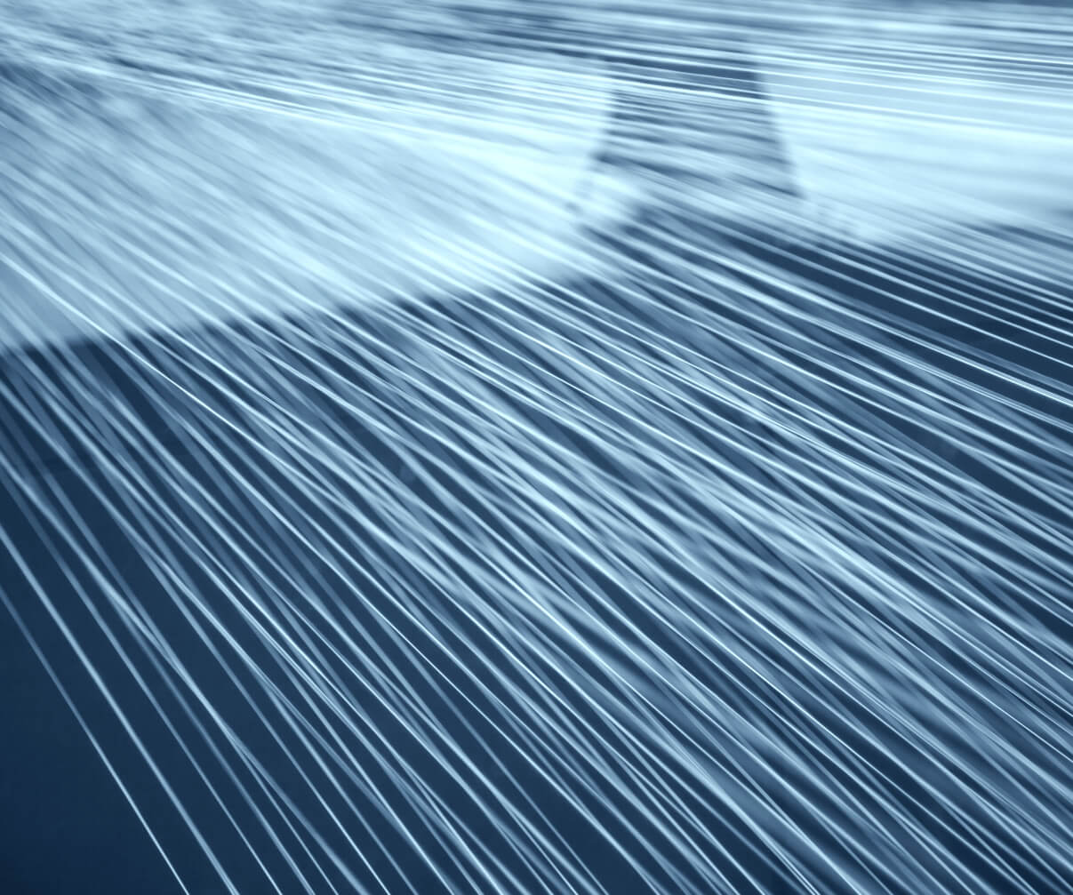 Fast moving lights at night
