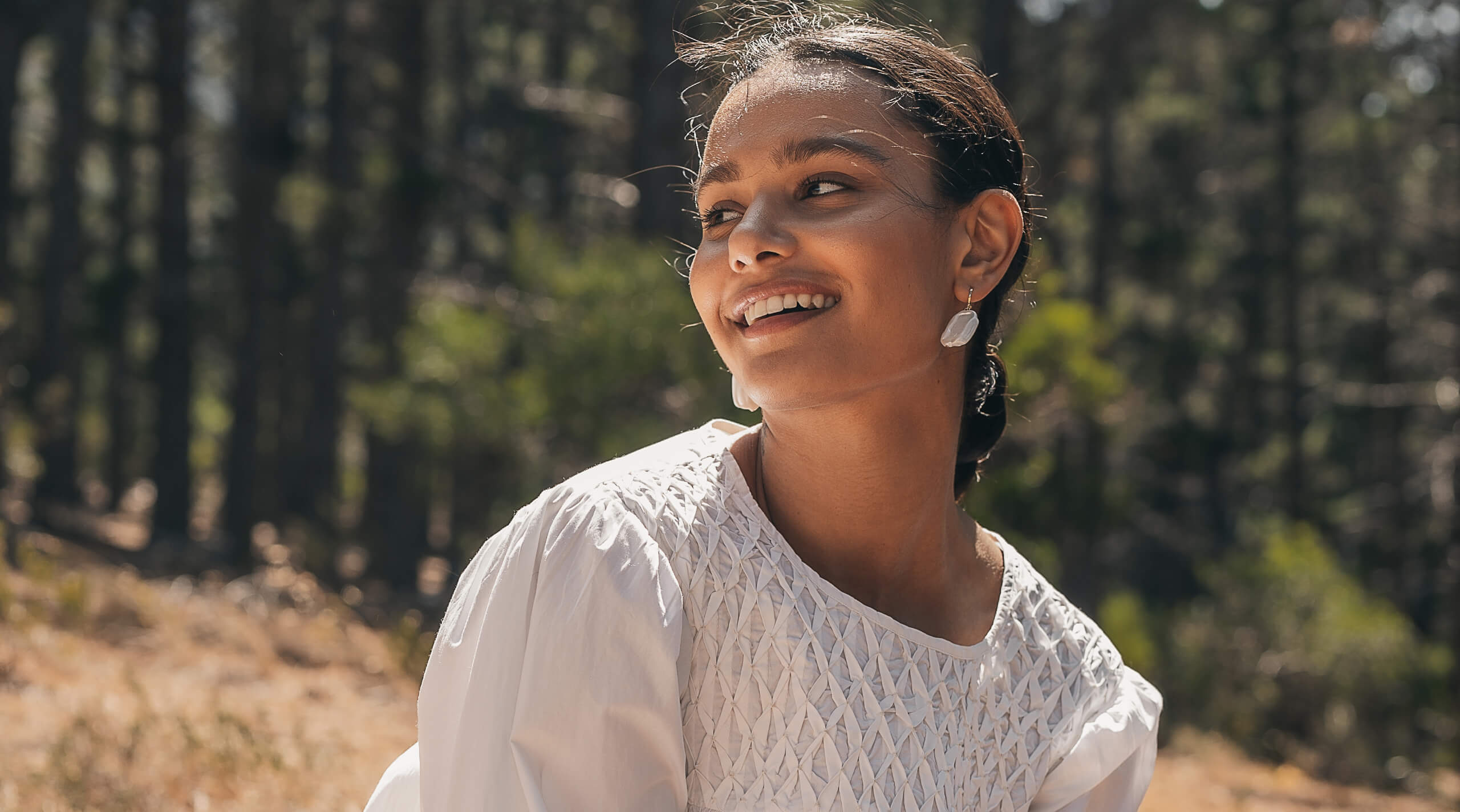Girl in dusky light